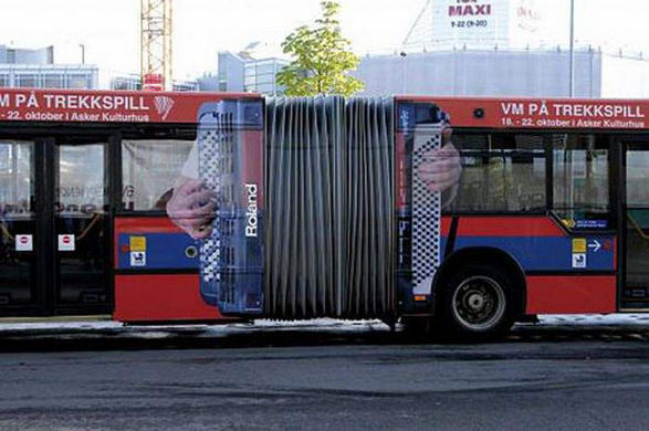 Accordion bus