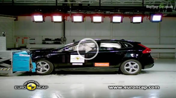 Volvo V40 NCAP test