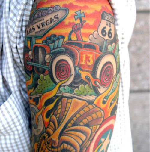 Automotive Themed Tattoos | AUTOMOTIVE