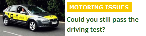 Could you still pass the driving test?