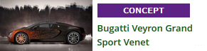 Bugatti Veyron Grand Sport Venet