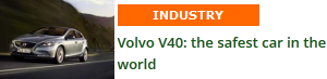 Volvo V40: the world's safest car
