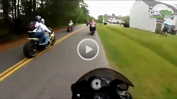 Painful motorbike fail