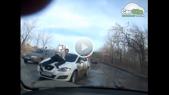 Russian driver pedestrian