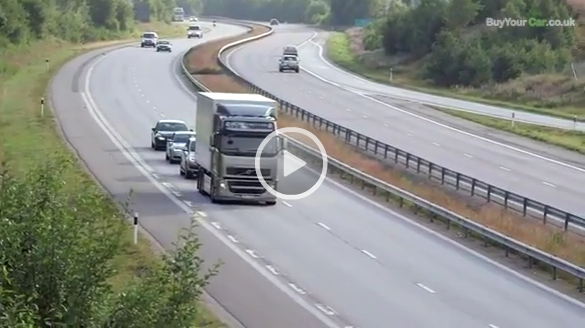Volvo SARTRE road train
